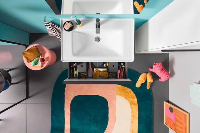 DURAVIT D-Neo Einhebel-Waschtischmischer mit Zugstange, Chrom – 109 mm Ausladung