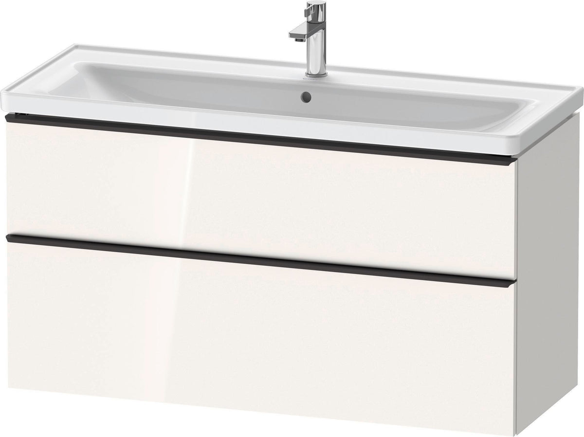 DURAVIT D-Neo Waschtischunterbau 1184 mm Eiche Schwarz mit Bronze Griff