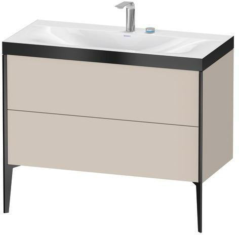 Duravit XViu Möbelwaschtischset 1000 mm mit Unterschrank und Viu Waschtisch