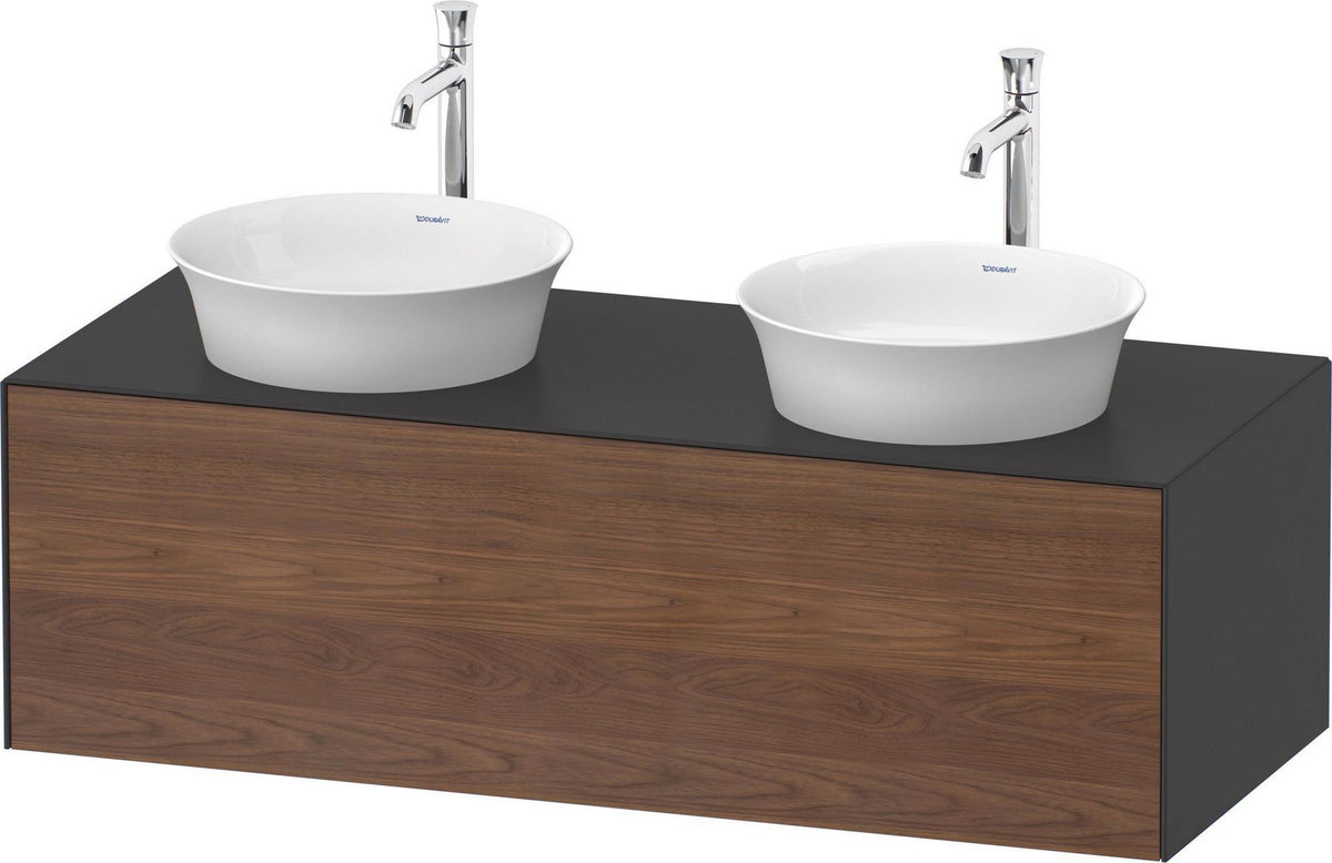 DURAVIT White Tulip Waschtischunterbau wandhängend 1300 mm weiß seidenmatt mit LED-Innenbeleuchtung