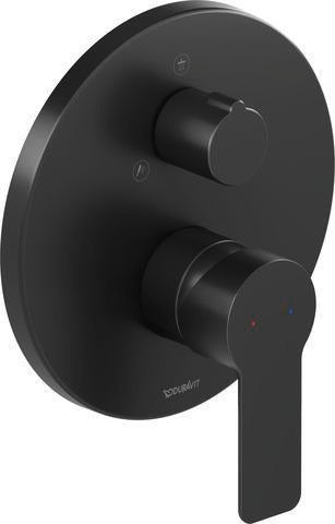 Duravit D-Code Einhebel-Brausemischer Unterputz mit Keramikmischsystem und Umstellventil in Chrom