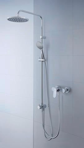 Duravit Brausestange 700 mm Chrom – Höhenverstellbar mit verdeckter Befestigung