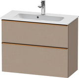 DURAVIT D-Neo Waschtischunterbau 810 mm Eiche Schwarz Bronze, wandhängend, 1 Auszug