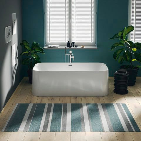 Duravit D-Neo Einhebel-Wannenmischer bodenstehend mit Keramikmischsystem in Chrom
