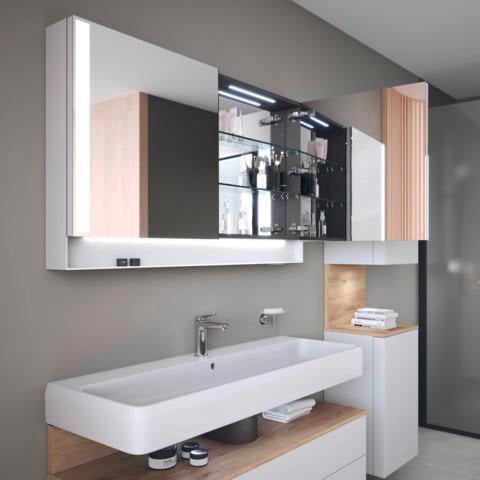 DURAVIT Waschtisch Qatego Studio F. A. Porsche 1200 mm weiß HygieneGlaze