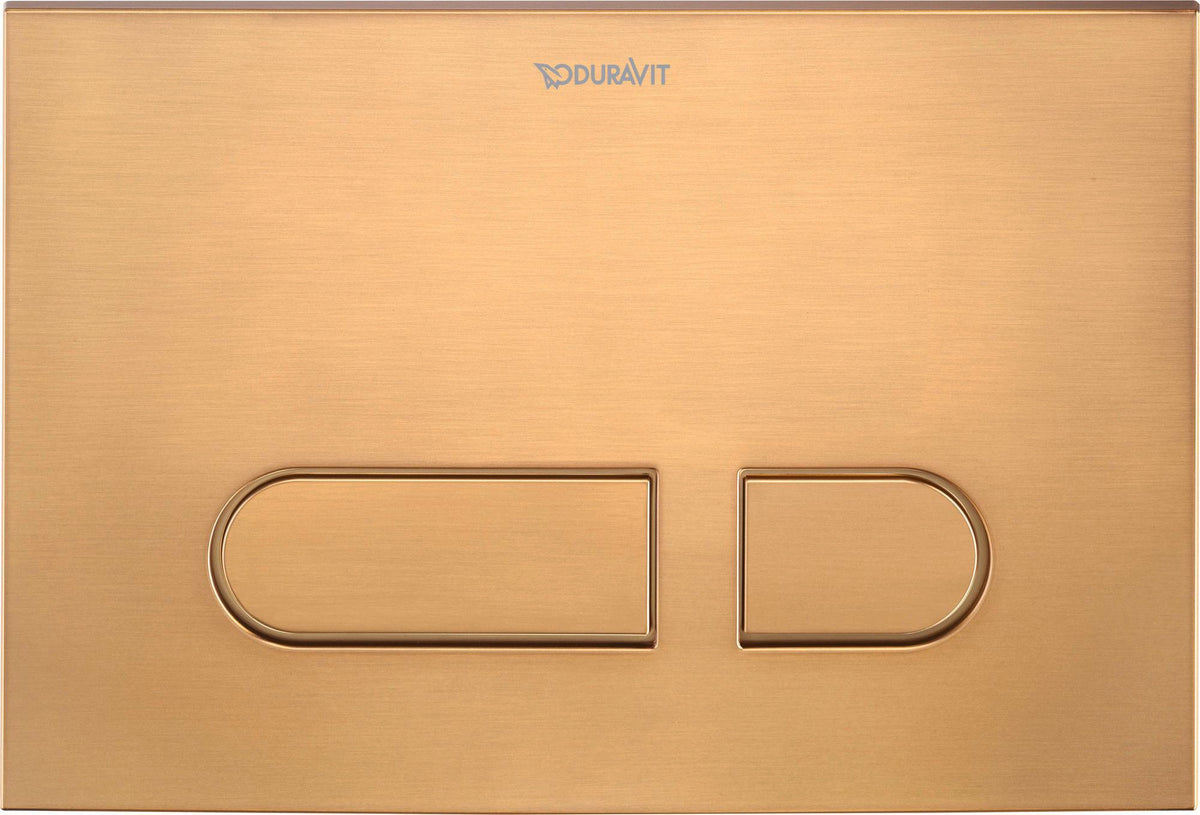 Duravit DuraSystem A1 Betätigungsplatte mechanisch WC Dual Flush Aufgesetzt Gold