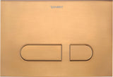 Duravit DuraSystem A1 Betätigungsplatte mechanisch WC Dual Flush Aufgesetzt Gold