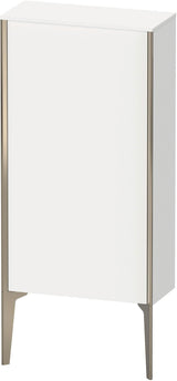 Duravit XViu Halbhochschrank 500 mm weiß matt mit Tip-on Technik und Soft-Close