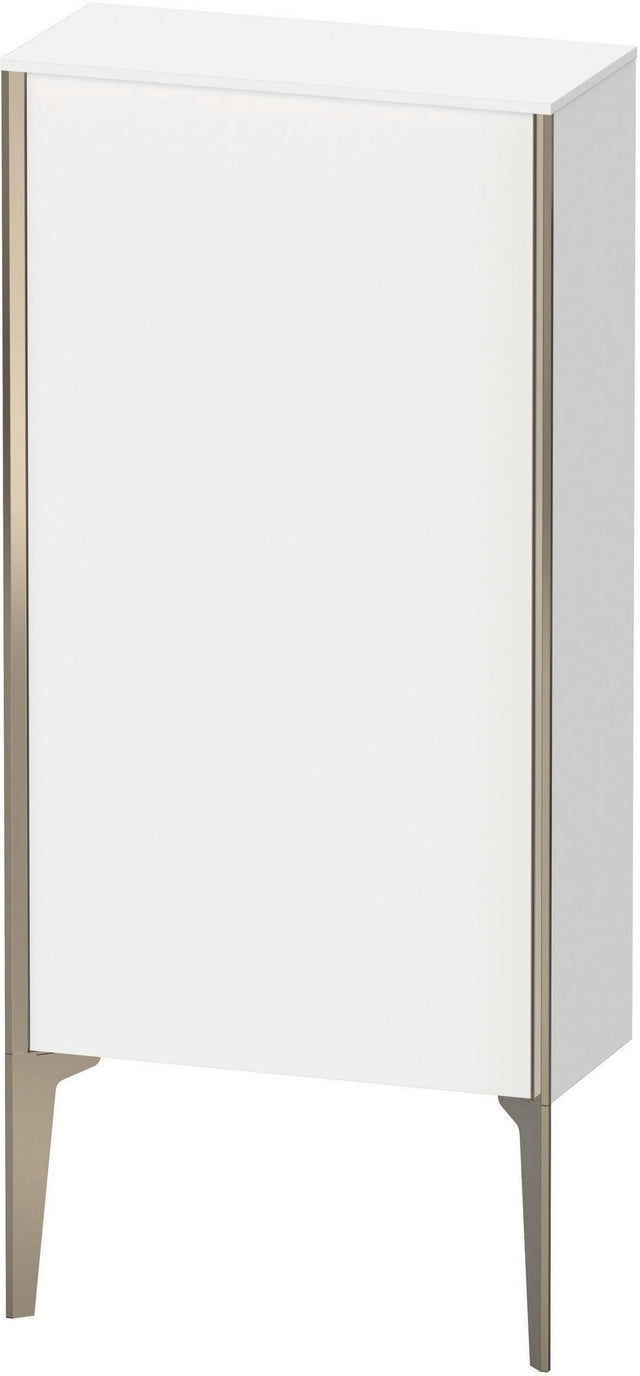Duravit XViu Halbhochschrank 500 mm weiß matt mit Tip-on Technik und Soft-Close