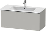 Duravit D-Neo Waschtischunterbau 1010 mm, 1 Auszug, Weiß Matt, Griff Bronze Gebürstet, Wandhängend