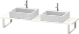 Duravit DuraStyle Compact Konsole 2 Ausschnitte 30x480x800 mm Weiß Matt – Variable Breite