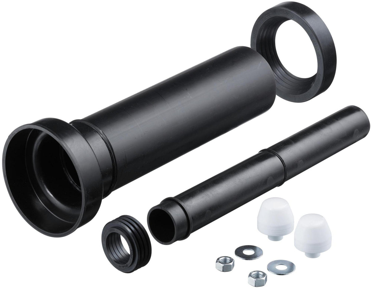 DURAVIT WC-Wandanschlussgarnitur DuraSystem für Nass- und Trockenbau, 365 mm, verlängert