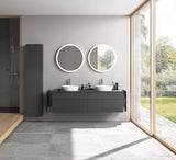 DURAVIT Duschsystem C.1 mit Brausethermostat, Schwarz Matt, Kopf- und Handbrause