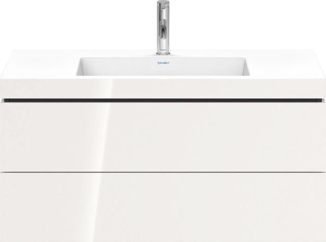 Duravit L-Cube Waschtischset 1000x480 mm mit Vero Air Möbelwaschtisch und 2 Schubkästen in Steingrau matt