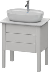 DURAVIT Luv Waschtischunterbau bodenstehend 743x688x450mm Weiß Seidenmatt 1 Auszug
