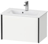 Duravit XViu Waschtischunterbau 610 mm weiß matt mit Tip-On-Technik für ME by Starck