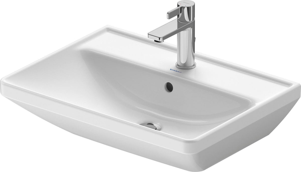 Duravit D-Neo Waschtisch 550 mm weiß mit Überlauf und WonderGliss
