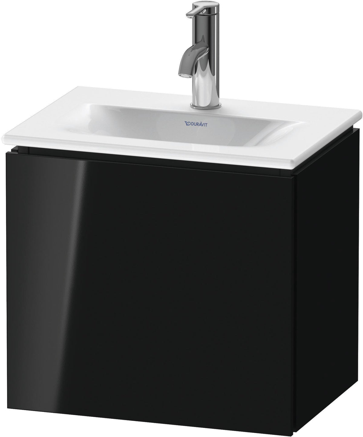 Duravit L-Cube Waschtischunterbau 440 mm, 1 Tür links, weiß matt – Wandhängend