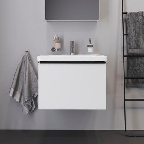 Duravit Spiegelschrank Licht & Spiegel 760 mm mit LED-Beleuchtung, Anschlag links