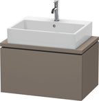 flannel grey seidenmatt / Mitteldichte Faserplatte (MDF) / 1 Auszug