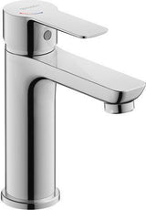 Duravit D-Code Einhebel-Waschtischmischer mit Kaltstart-Funktion, Chrom, 107 mm Ausladung