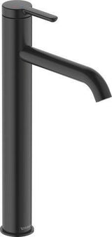 DURAVIT C.1 Einhebel-Waschtischmischer XL – FreshStart, MinusFlow, ohne Zugstange, Schwarz Matt