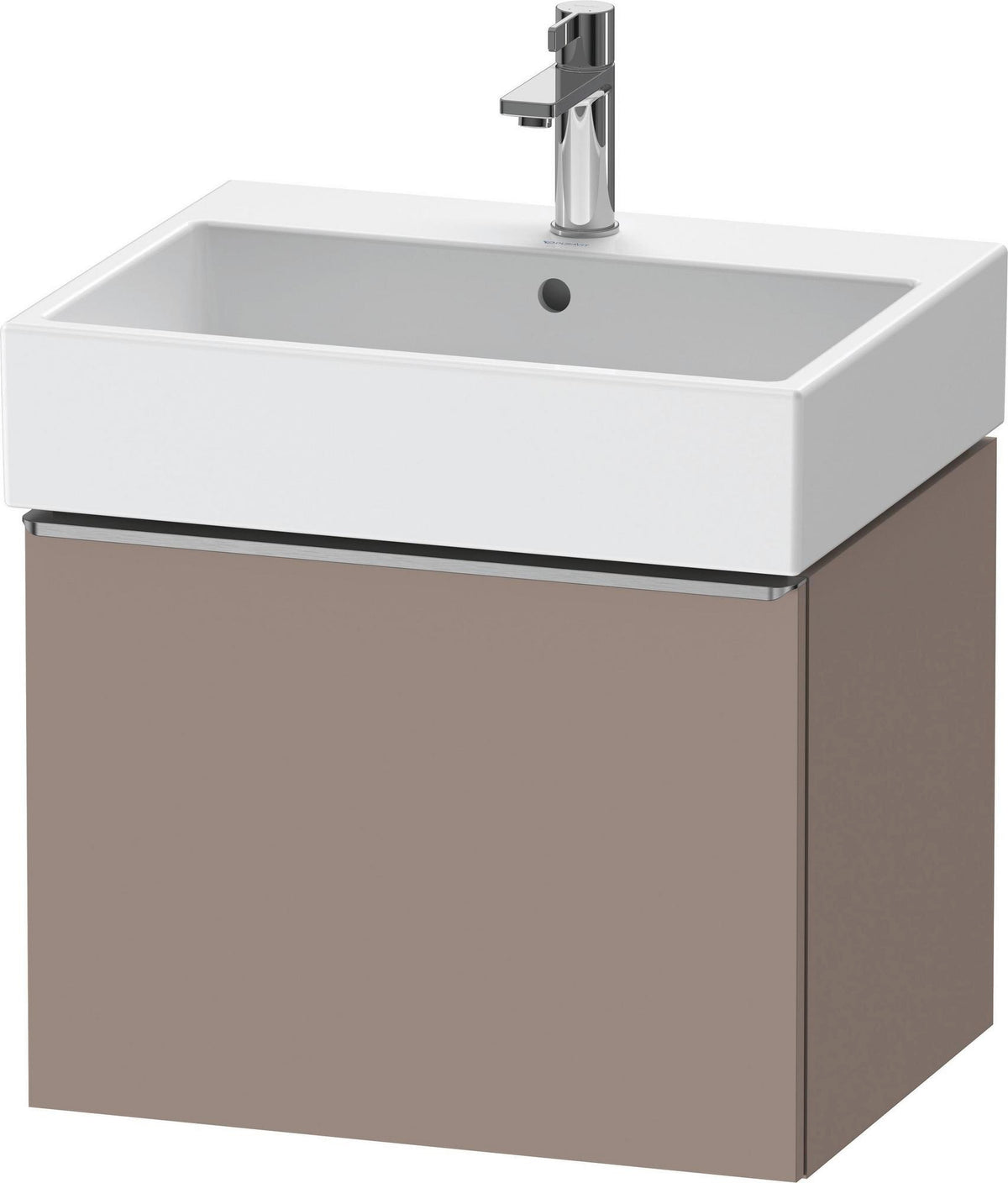 DURAVIT D-Neo Waschtischunterbau 584 mm wandhängend mit 1 Auszug, Griff Bronze, Weiß Matt
