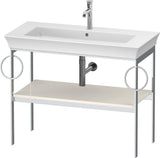 DURAVIT White Tulip Metallkonsole 984 mm taupe hochglanz mit Höhenausgleich von Philippe Starck