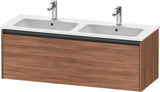 Duravit Waschtischunterbau Ketho.2 wandhängend 1280 mm betongrau matt mit 1 Auszug