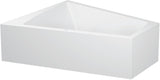 DURAVIT Paiova Badewanne 1800x1400 mm Einbau mit Acrylverkleidung, Rückenschräge links, Weiß