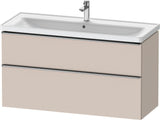 DURAVIT D-Neo Waschtischunterbau 1184 mm Eiche Schwarz mit Bronze Griff