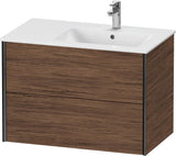 DURAVIT XViu Waschtischunterbau wandhängend 810 mm, 2 Schubkästen, weiß matt