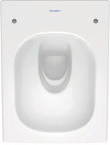 DURAVIT Wand-WC Design Classics Viu Compact 480 mm spülrandlos Weiß mit Durafix