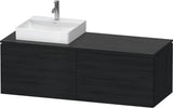 Duravit L-Cube Konsolenwaschtischunterbau 1420 mm Taupe Supermatt mit Tip-On Technik