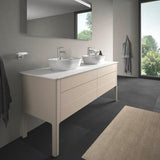 DURAVIT Luv Waschtischunterbau bodenstehend 1733 mm Taupe Seidenmatt 2 Auszüge