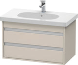 DURAVIT Waschtischunterbau Ketho wandhängend 800 mm, 2 Schubkästen, weiß matt, für D-Code 034285