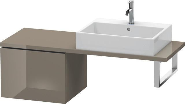 Duravit L-Cube Konsolenunterschrank 520 mm amerikanisch Nussbaum mit Tip-On-Technik
