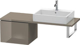 Duravit L-Cube Konsolenunterschrank 520 mm amerikanisch Nussbaum mit Tip-On-Technik