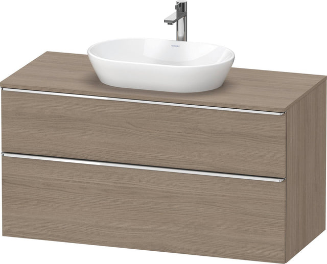Duravit D-Neo Konsolenwaschtischunterbau 1200 mm Eiche Terra Matt mit Auszug