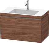 DURAVIT L-Cube Waschtischset mit Vero Air 800 mm Nussbaum Natur, wandhängend, 1 Auszug