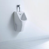 DURAVIT D-Code Urinal weiß spülrandlos Zulauf oben 565 mm – ohne Fliege