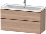 DURAVIT D-Neo Waschtischunterbau 1184 mm Eiche Schwarz mit Bronze Griff