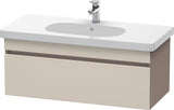 DURAVIT DuraStyle Waschtischunterbau 1000 mm wandhängend mit 1 Auszug und Soft-Close in Weiß Matt