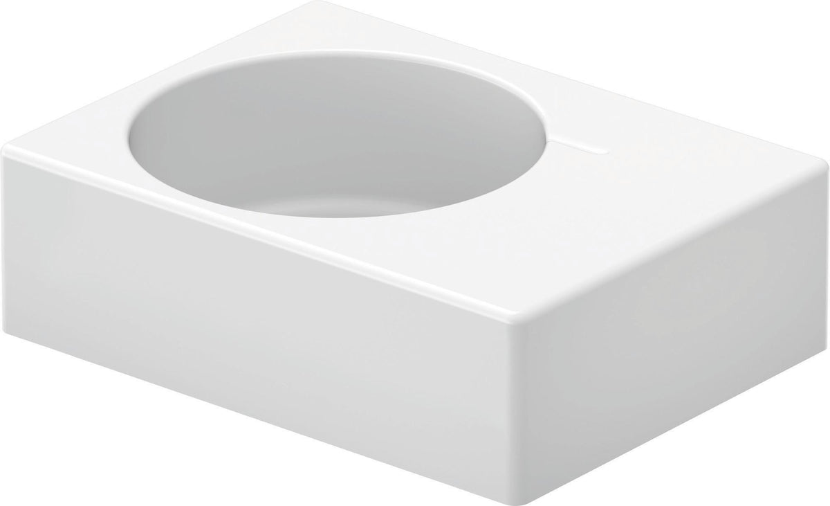 DURAVIT Design Classics Wandwaschtisch 615 mm, Becken links, mit Überlauf, weiß