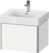 Duravit XSQUARE Waschtischunterbau 584 mm wandhängend mit Auszug – Tast-Senkrecht-Matt