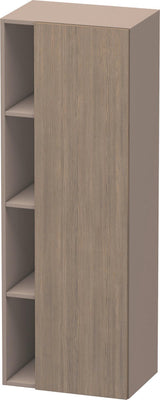 DURAVIT DuraStyle Hochschrank 360x500x1400 mm, 1 Tür links, Eiche Terra/Weiß Matt