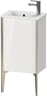 DURAVIT XViu Waschtischunterbau bodenstehend 410 mm weiß mit Tür links – für ME by Starck Waschtisch