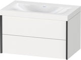 DURAVIT XViu c-bonded Waschtischset wandhängend 800x480x503mm mit 2 Schubkästen, Push-Open und Soft-Close
