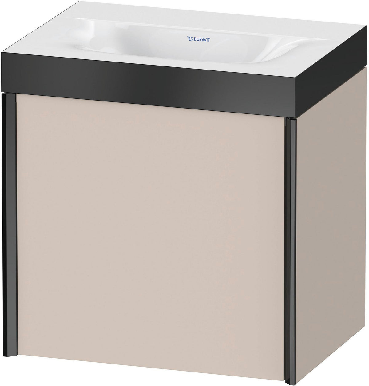 DURAVIT XViu c-bonded Waschtischunterbauset 450 mm wandhängend mit 1 Tür und Siphon
