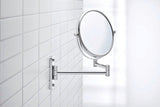 DURAVIT D-Code Kosmetikspiegel 3-fach Vergrößerung, Chrom, 330 mm Ausladung